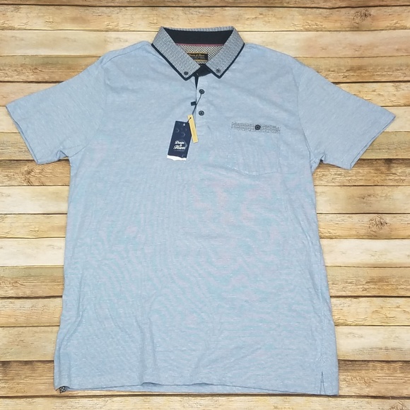 denim and flower polo shirts